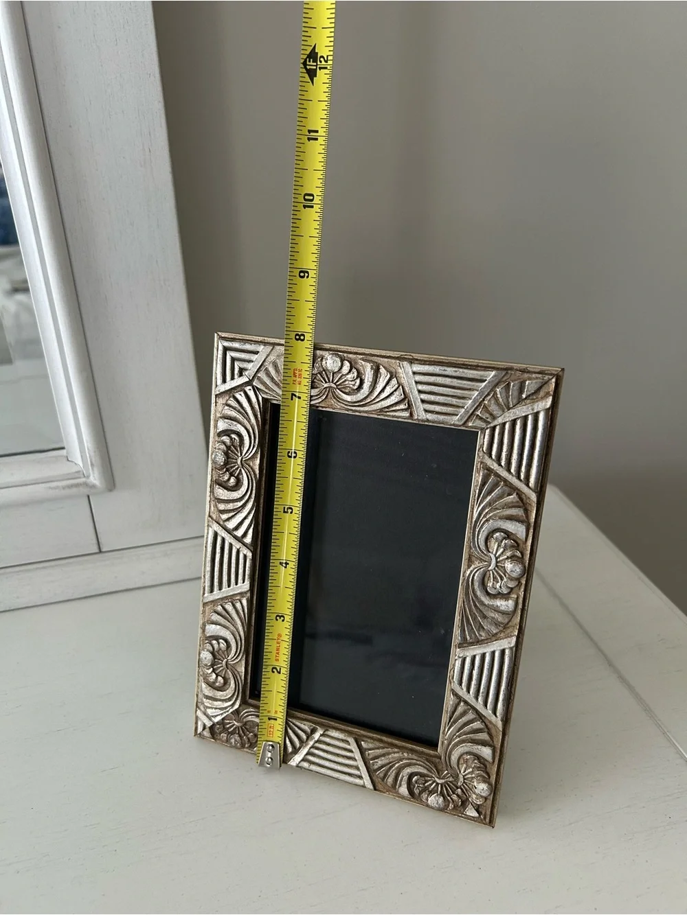 Roma Ornate Gold Silver Tone Wood Frame